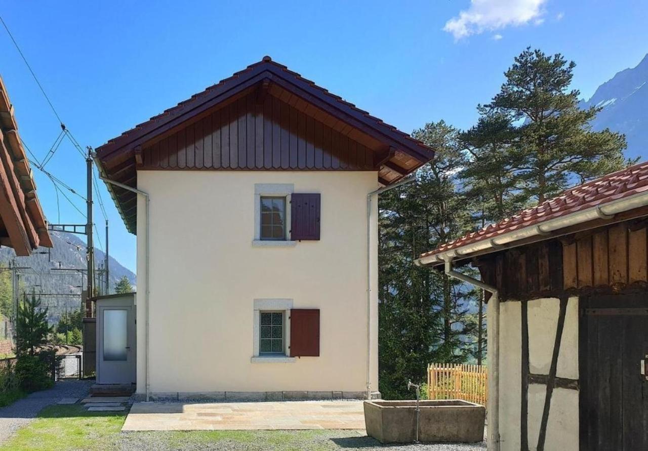 Bahnwaerterhaus Eggwald Villa Wassen Exterior photo